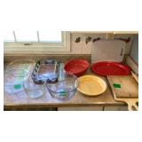 Cutting Boards, Pyrex, Stoneware, Plastic