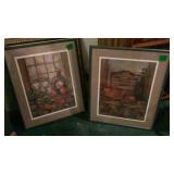 Pair of wall hangings 26-1/4 x 32 Pair of wall hangings 26-1/4 x 32