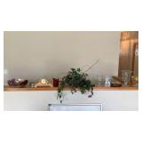 Cape Code Ruby Red Bowl, Clock, Flower, Clear Cape Code Ruby Red Bowl, Clock, Flower, Clear