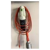 DustBuster and drop light DustBuster and drop light