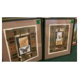 Pair of Wall hangings 22-1/2 x 26 French Pair of Wall hangings 22-1/2 x 26 French