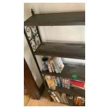 Metal Shelf and Books