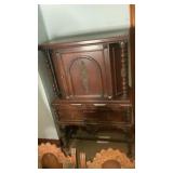 Solid Oak Wine Cabinet 39' W X 16 1/6' D X 62' T Solid Oak Wine Cabinet 39' W X 16 1/6' D X 62' T