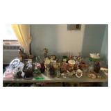 Depression Glass, Clear Glass, Porcelain, Depression Glass, Clear Glass, Porcelain,