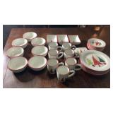 Crafton China Christmas Set 32 Pieces