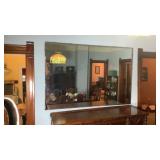 Large Beveled Mirror 72' x 48' Large Beveled Mirror 72' x 48'