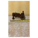 Cast Iron Tractor with Farmer Cast Iron Tractor with Farmer