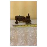 Cast Iron Tractor with Farmer