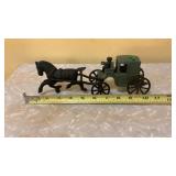 Cast Iron horse and Wagon Cast Iron horse and Wagon