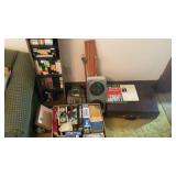 VHS Tapes, Light, books, Adding Machine, Hot