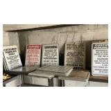Large Lot Of Signs Large Lot Of Signs