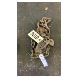 Chain and block 3' Chain and block 3'