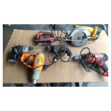 Fire Storm Drill, DeWalt 18 V circular Saw, Skil Fire Storm Drill, DeWalt 18 V circular Saw, Skil