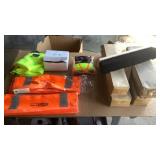 Bush Broom Heads (4), safety Vest, Safety Bush Broom Heads (4), safety Vest, Safety