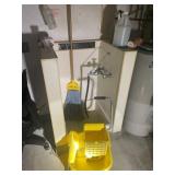 Mop Sink and Mop Bucket and mop