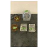 Amber Yellow Ash Trays, Clear Glass Ash Trays, Amber Yellow Ash Trays, Clear Glass Ash Trays,