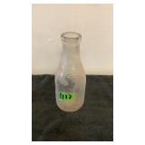 Old glass Milk Bottle