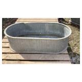 Galvanized Stock Tank 4' Galvanized Stock Tank 4'