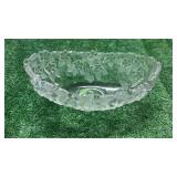 Clear Glass Oval Bowl Clear Glass Oval Bowl