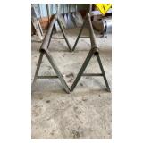 Steel Saw Horses,62', adjustable slide legs Steel Saw Horses,62', adjustable slide legs