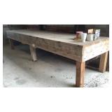 Heavy Wood Work Bench 4'x 15' Heavy Wood Work Bench 4'x 15'
