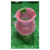 Hobnail Cranberry Pitcher, Fenton?