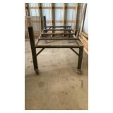 Steel Cart On Steel Casters 46 1/2" x 102"