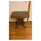 Antique Walnut Parlor Table 30' x 29' x 28' Antique Walnut Parlor Table 30' x 29' x 28'