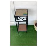 Tile Iron Table 13" x 13" x 30"