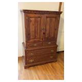 Colonial Pine Wardrobe 42 1/2" x 20" x 64 5/8"