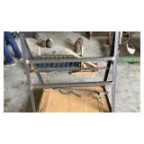 Steel Cart on casters, to hang bar clamps on Steel Cart on casters, to hang bar clamps on