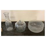 Pumpkin Candy Dish, center Piece, Glass Bottle Pumpkin Candy Dish, center Piece, Glass Bottle