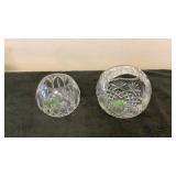 Crystal vase and Basket Crystal vase and Basket