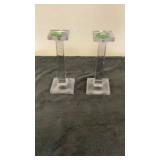Clear Glass Candle Holders Clear Glass Candle Holders