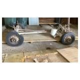 Old Wood Gear With Spoke Wheels Old Wood Gear With Spoke Wheels
