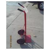 Red Duell handle Hand Truck