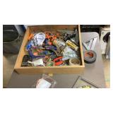 Contents Of Drawers hot glue Guns, Girilla Tape,