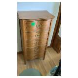 Oak Lingerie Chest 15" D x 21" W x 46" T