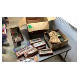 Tyco HO Scale Train Cars and Track