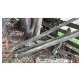 Tomato Cages and Snow Fence pipe, All Thread