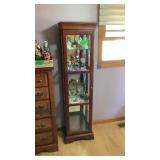 Curio Cabinet 12"D x 16" W x 67" T