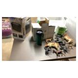 Paper Shredder, Plastic Animals, Coffee Cups
