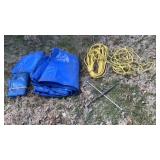 Lug Wrench, Tarps, Rope