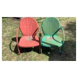 Metal Retro Outdoor chairs