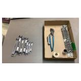 Sockets, Channel Locks, Wrenches