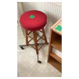 Bar Stool on Wheels Bar Stool on Wheels