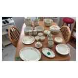 Jewel Tea Set HA CHIPS AND ONE LID IS BEEN BROKE Jewel Tea Set HA CHIPS AND ONE LID IS BEEN BROKE