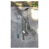 Potato Fork, Rake, Leaf Rake, Garden Hoe Potato Fork, Rake, Leaf Rake, Garden Hoe