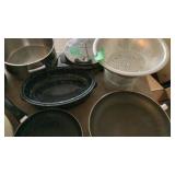 Granite Roaster, Skillet, Pots, Enamel Ware,