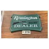 Remington Plastic Sign Remington Plastic Sign